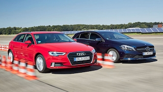 Vergleich Audi A3 Sportback 1.0 TFSI Mercedes A-Klasse A180