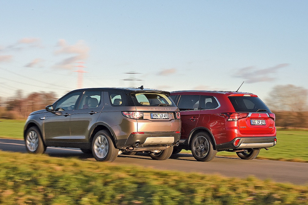 Land Rover Discovery Sport TD4 Mitsubishi Outlander 2.2 DI-D