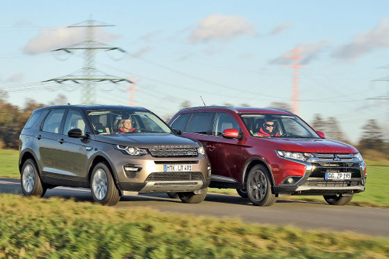 Land Rover Discovery Sport Mitsubishi Outlander