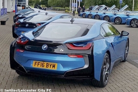 19 BMW i8 für Leicester City