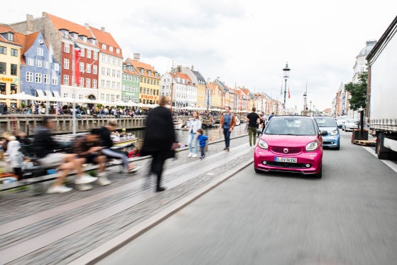 Mini-Stromer in der Hitze