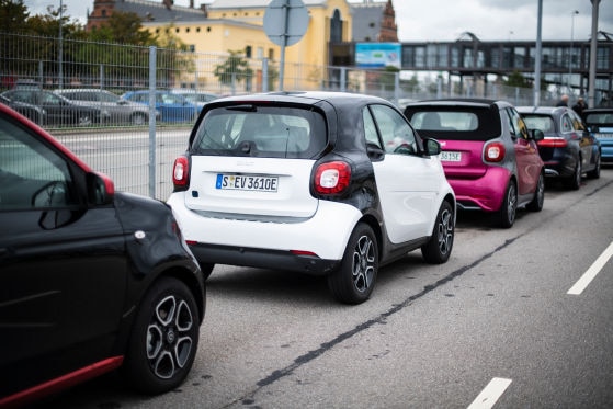 Mini-Stromer in der Hitze