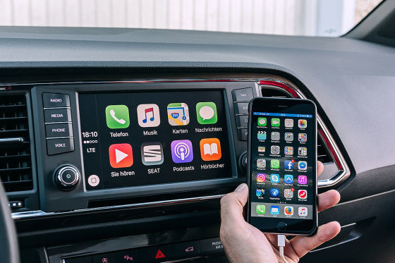 Seat DriveApp: Connected Car mit Apple Carplay