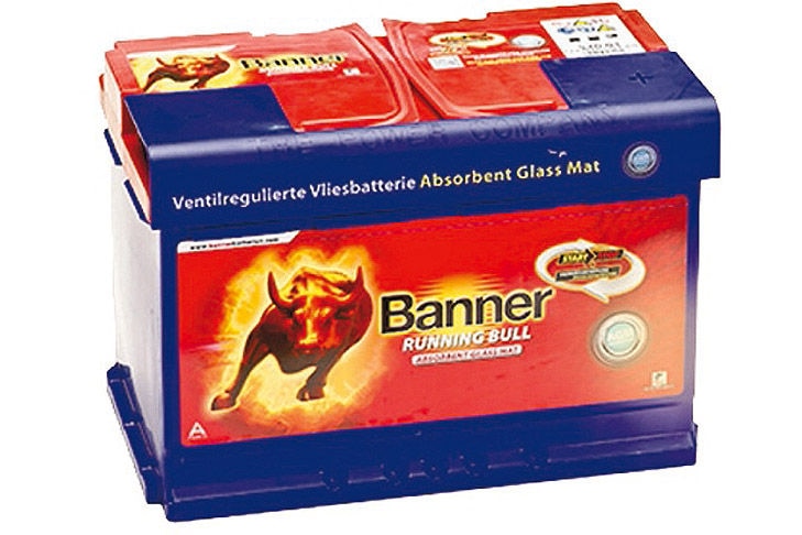 Banner Running Bull