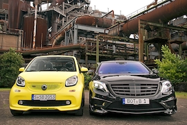 Vergleich Smart Brabus und Brabus Rocket 900