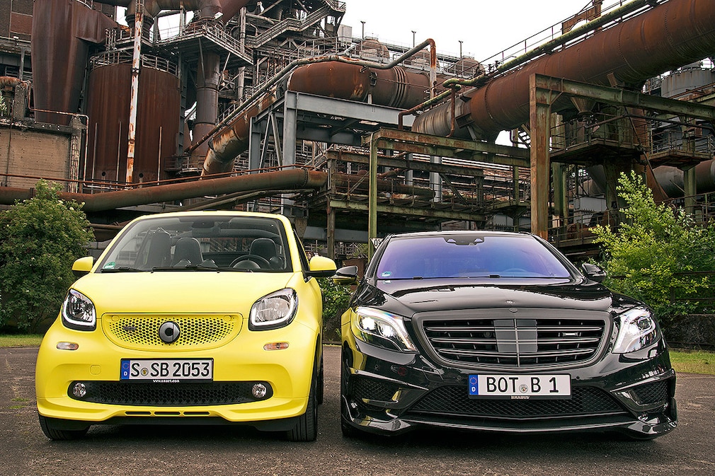 Vergleich Smart Brabus und Brabus Rocket 900