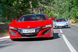 Honda NSX McLaren 570 GT