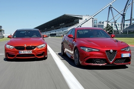 Alfa Romeo Giulia QV BMW M3 Competition