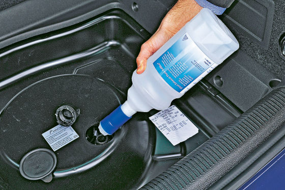 Practical test of pollutants - AdBlue in the car