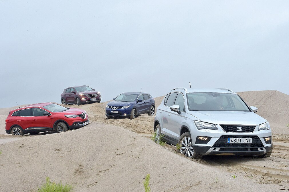 Hyundai Tucson Nissan Qashqai Renault Kadjar Seat Ateca