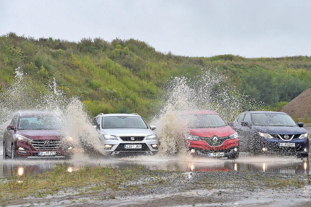 Hyundai Tucson Nissan Qashqai Renault Kadjar Seat Ateca