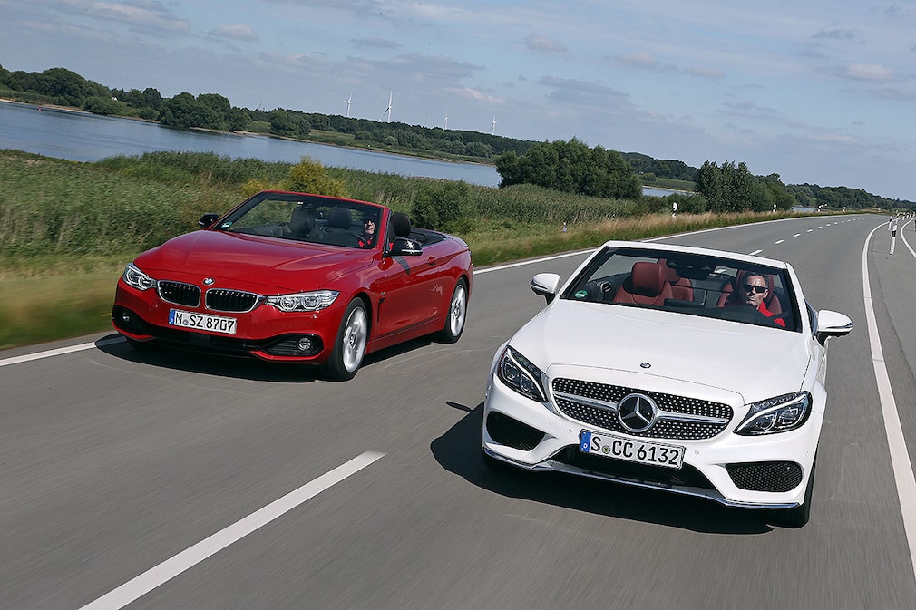 Vergleich BMW 420i Cabrio Mercedes C 200 Cabrio