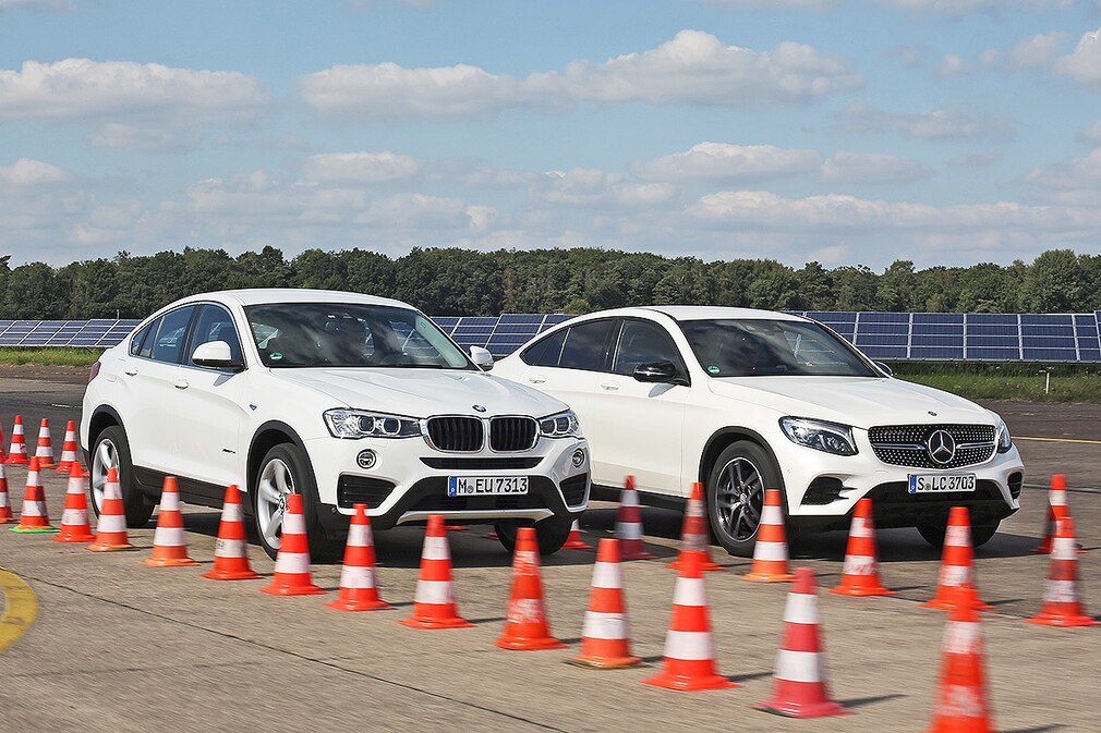 BMW X4 xDrive 20d Mercedes GLC 250d Coupé
