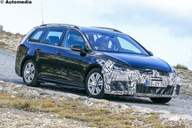 Golf R Variant Facelift (2016): Erlkönig
