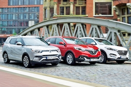 Hyundai Tucson Renault Kadjar SsangYong XLV
