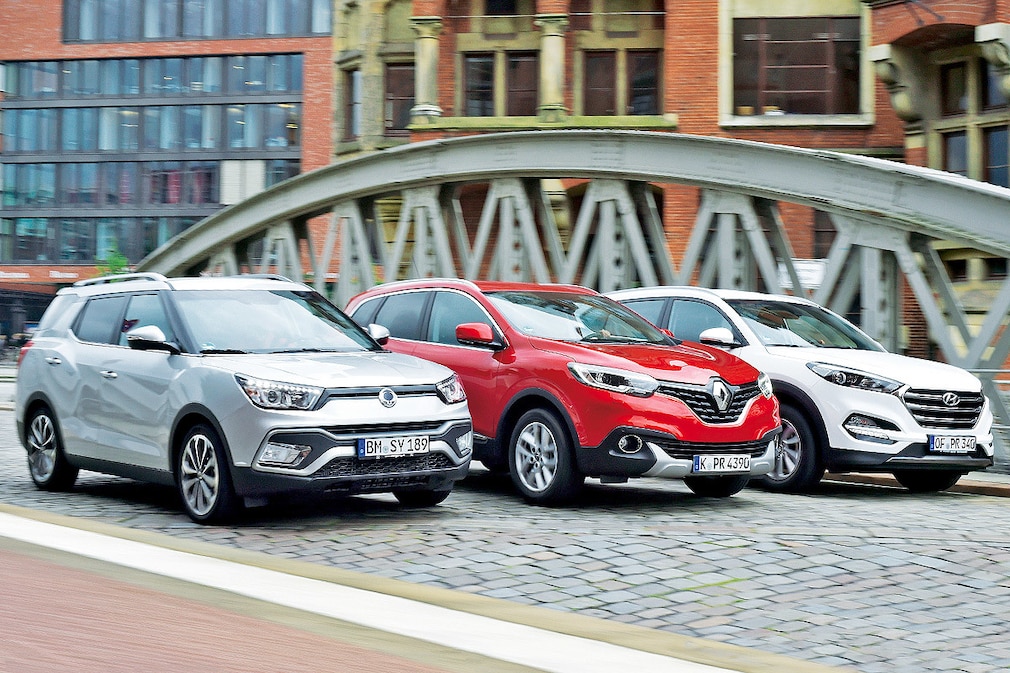 Hyundai Tucson Renault Kadjar SsangYong XLV