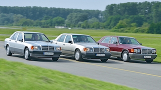 Vergleich Mercedes 190 E 2.6 Mercedes 260 E Mercedes 260 SE