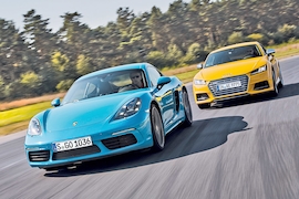Audi TTS Porsche 718 Cayman
