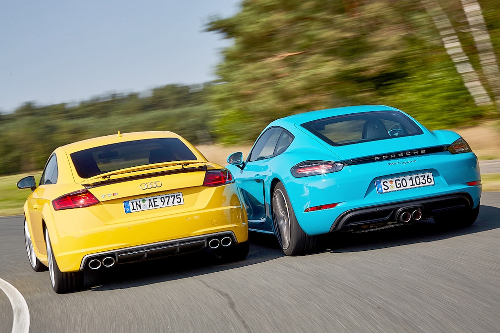 Audi TTS Porsche 718 Cayman