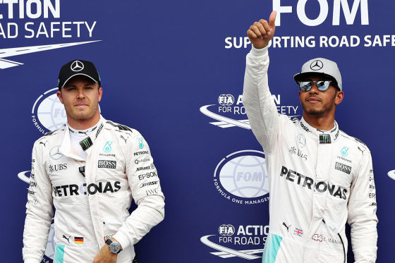 Rosberg Hamilton