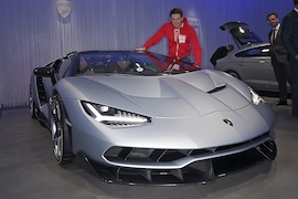 Lamborghini Centenario Roadster (2016): Sitzprobe