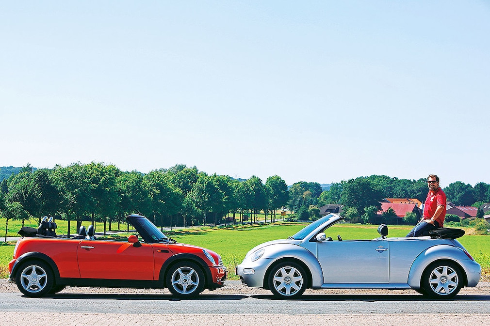 Mini Cooper Cabrio, VW Beetle 1.6 Cabrio