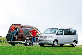 VW T5 2.5 TDI Caravelle, GMC Express 1500
