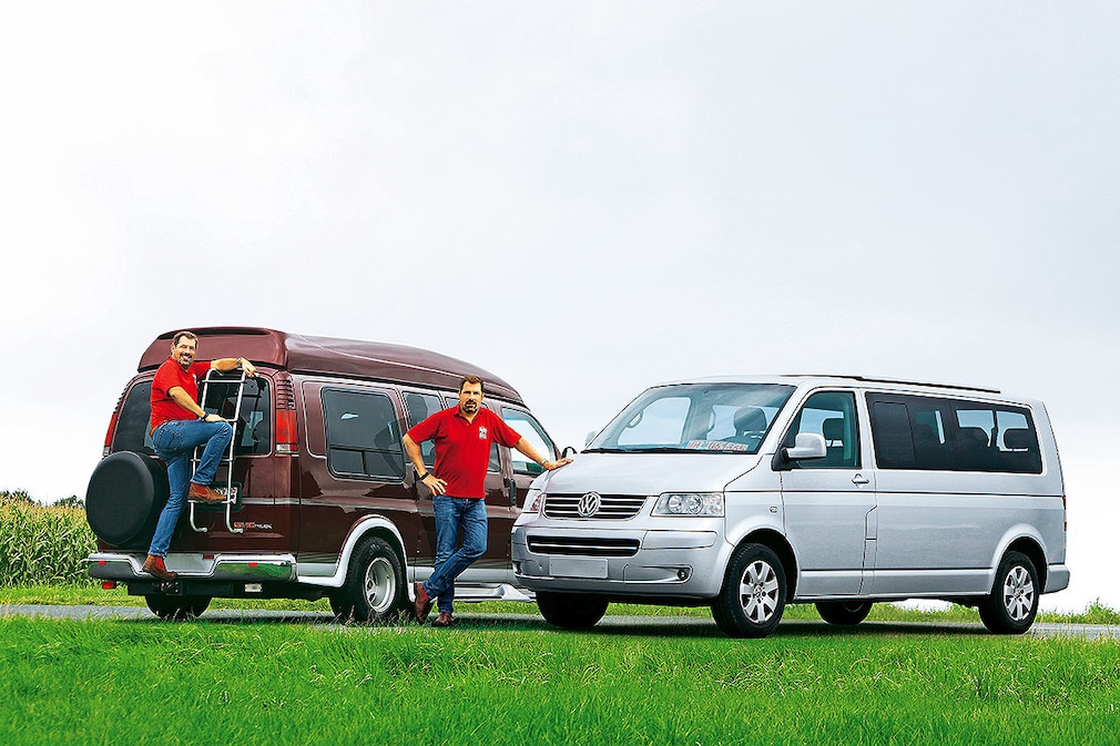 VW T5 2.5 TDI Caravelle, GMC Express 1500