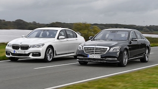 BMW 740d, Mercedes S 400 D