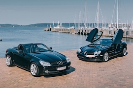 Mercedes SLK 350 Mercedes SLR McLaren