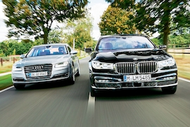 BMW 750d Audi A8 4.2 TDI
