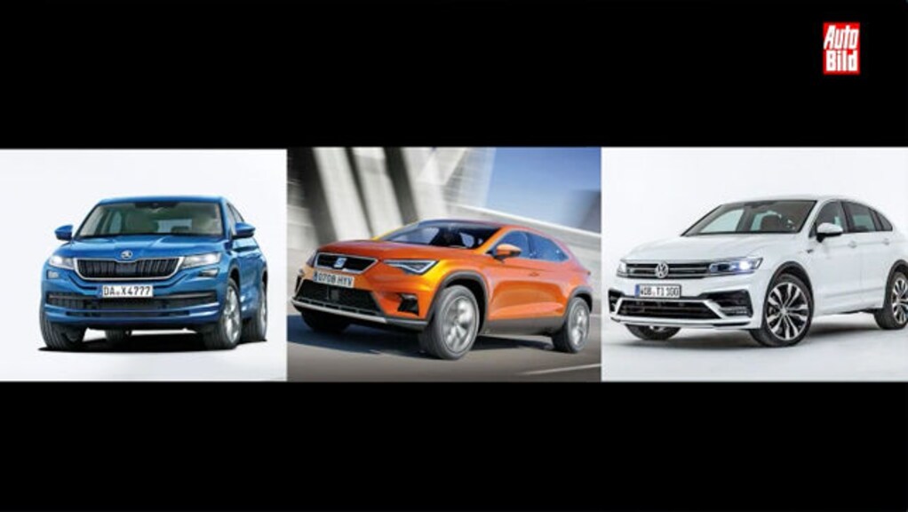 SUV-Coupés von Skoda, Seat und VW