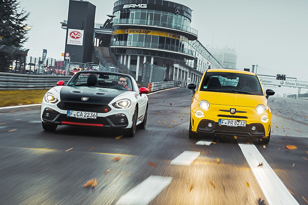 Abarth 124 Spider und 595 Competizione (2016) im Test: Fahrbericht