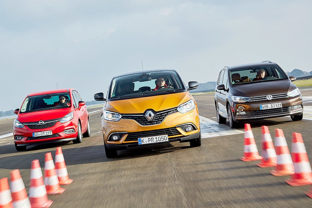 Opel Zafira 2.0 CDTI Renault Scénic dCi 130 VW Touran 2.0 TDI