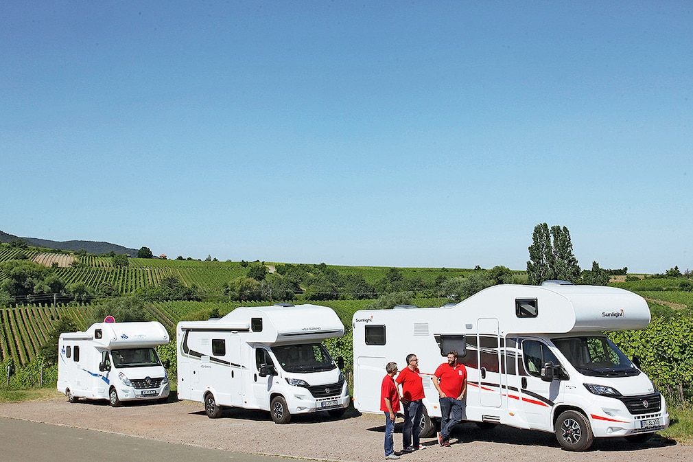 Ahorn Camp 660, Weinsberg CaraHome 600 DKG, Sunlight A70