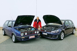 VW Golf 2 GTI G60, VW Golf 7 GTI 