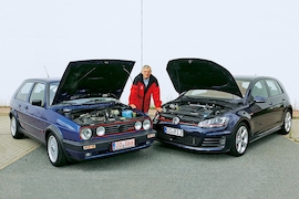 VW Golf 2 GTI G60, VW Golf 7 GTI