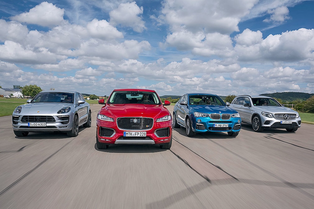 Vier schnelle Sport-SUVs