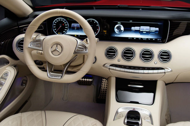 Video Mercedes Maybach Cabrio Interieur 2016 Autobild De