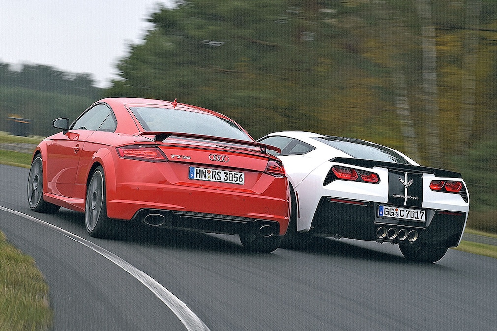 Audi TT RS Corvette Stingray