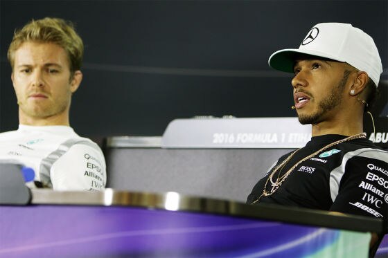 Rosberg & Hamilton