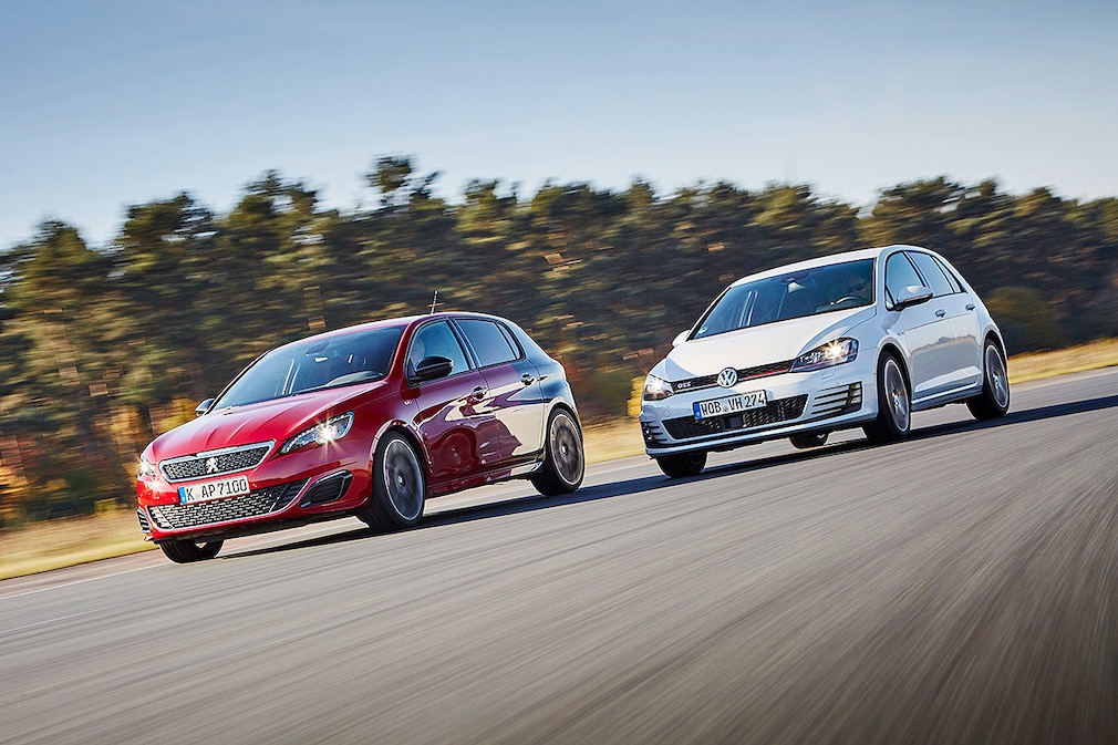 Peugeot 308 GTi VW Golf GTI Performance