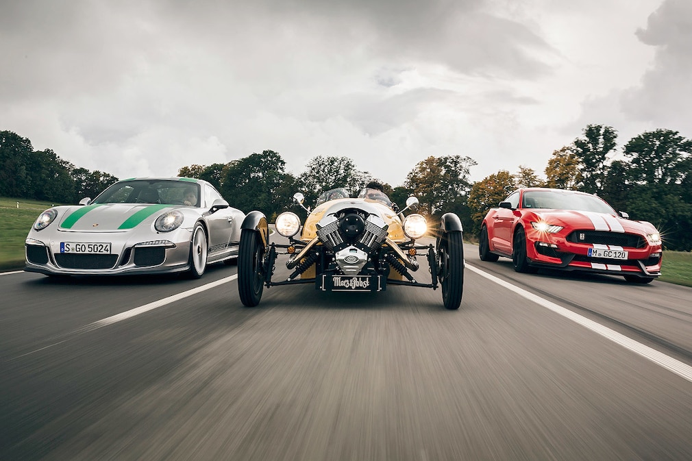 Porsche 911 R Morgan Threewheeler Ford Shelby GT350