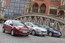 Ford Ka+ Opel Corsa VW Polo