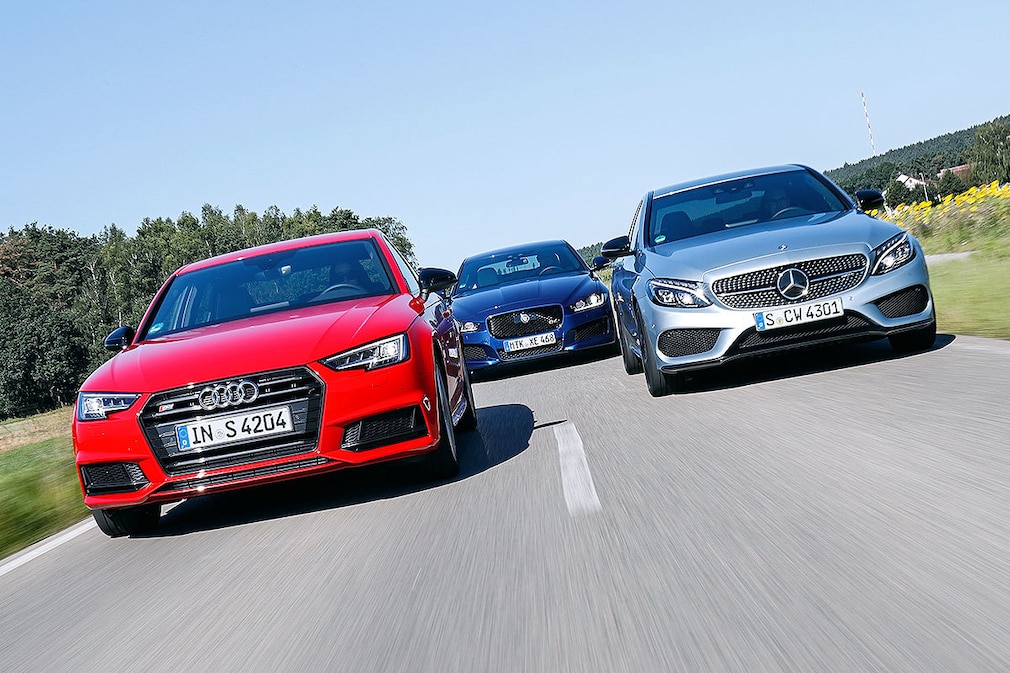 Audi S4 Jaguar XE S Mercedes-AMG C 43