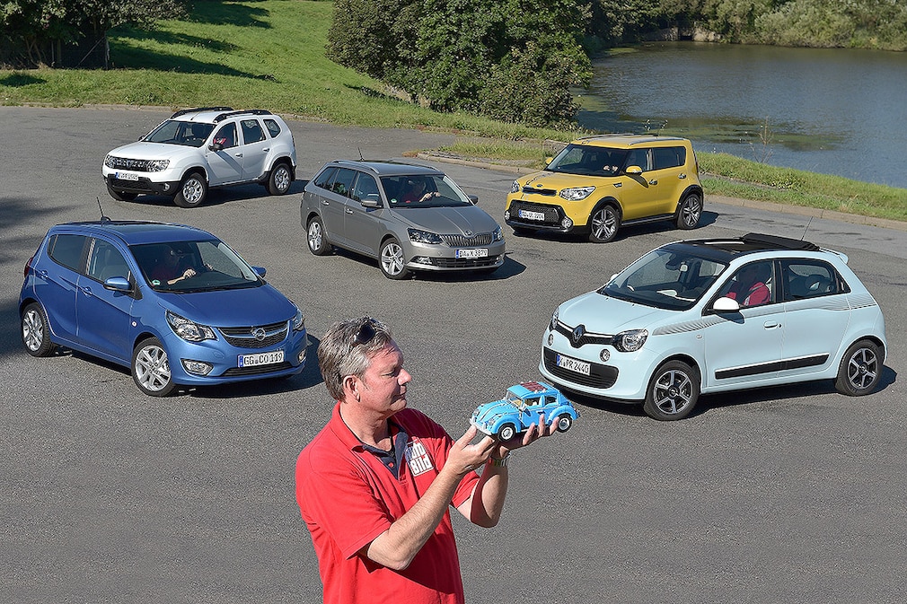Fünf Autos ohne viel Schnickschnack