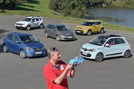 Fünf Autos ohne viel Schnickschnack