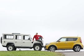 Land Rover Defender, Kia Soul