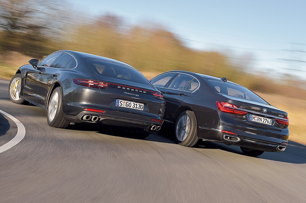Porsche Panamera 4S Diesel BMW 750d xDrive