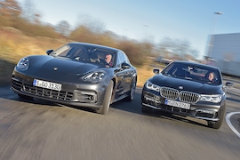 Porsche Panamera 4S Diesel BMW 750d xDrive